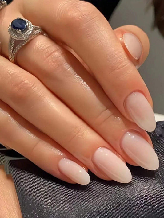 Milky White Nail