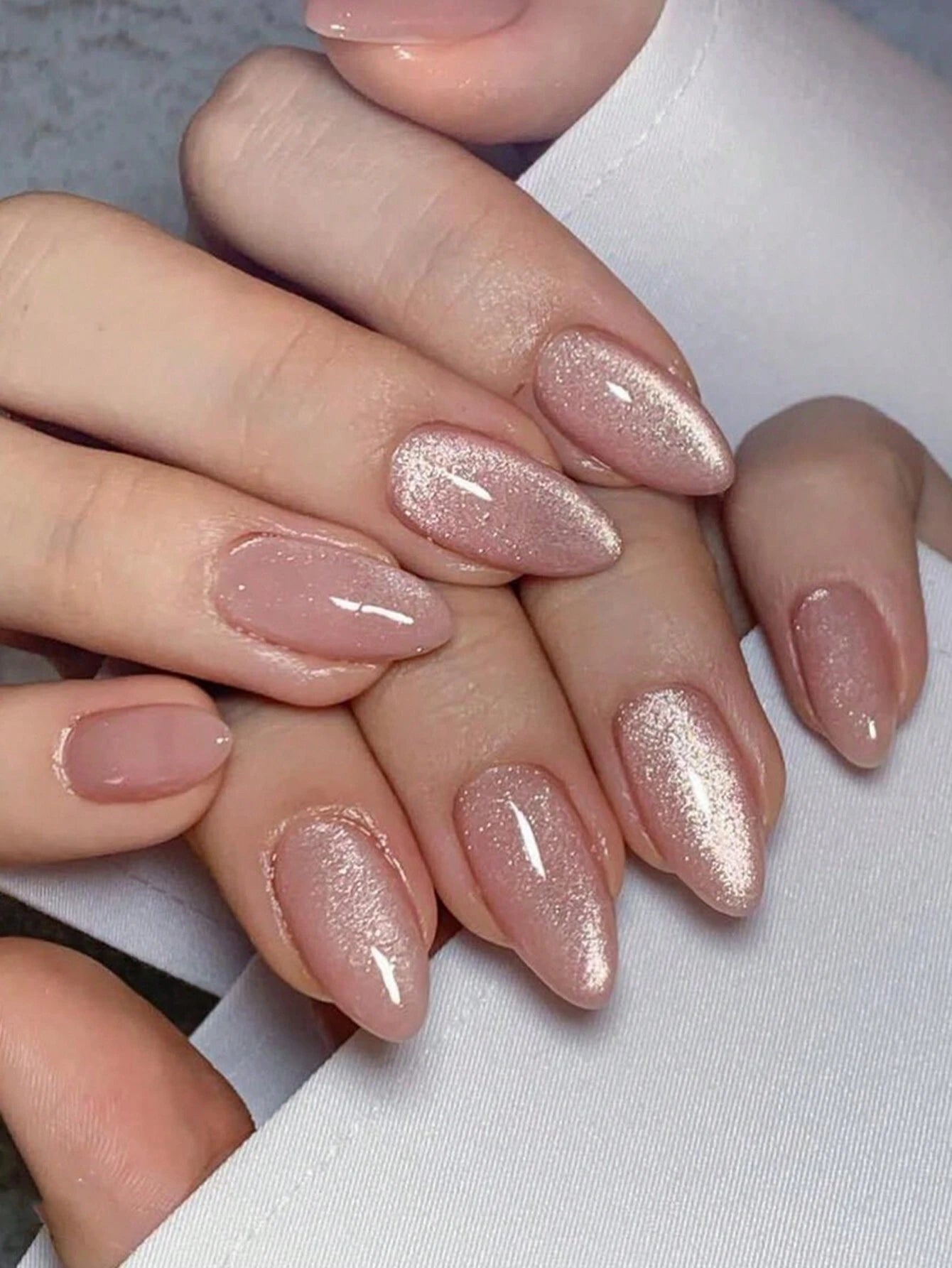 Medium Nails  Nude