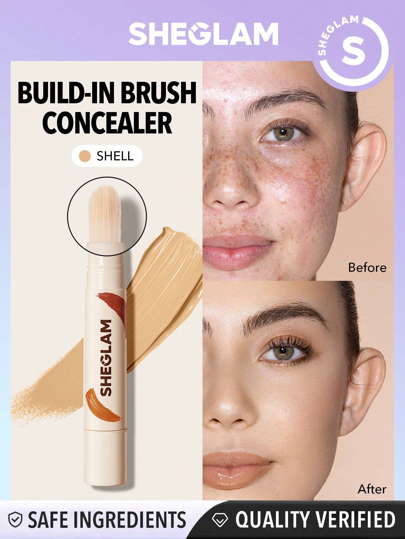 SHEGLAM High Coverage Concealer-(Shell)