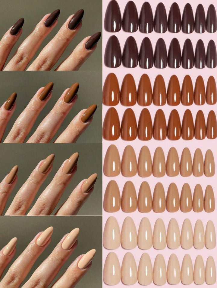 4Colors(96 Pcs) Fake Nails