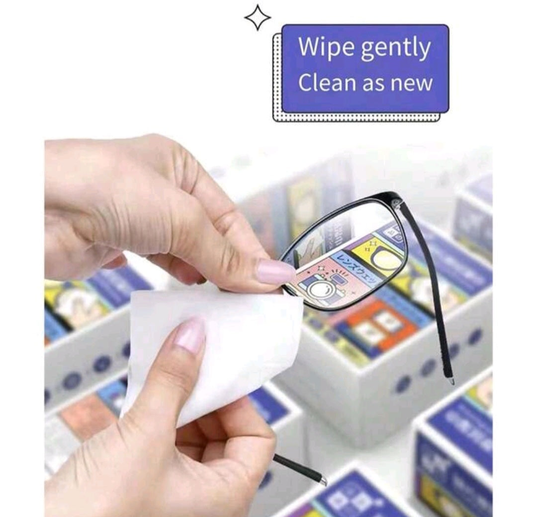 Glasses Wiping Wipes