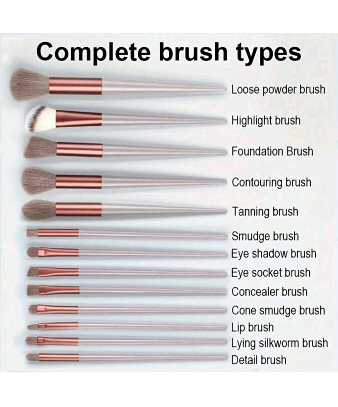 13Pcs Makeup Brush Set