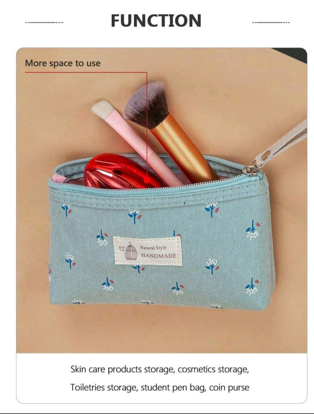 Waterproof Printed Women'S Beauty Bag